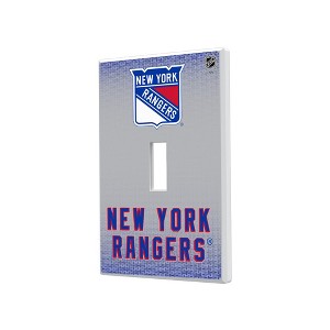 NHL Eastern Conference Teams Linen Hidden-Screw Light Switch Plate for Single Toggle - 1 of 4
