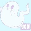 Boy's Design By Humans Boo Cute Ghost Halloween cute design By BoogieCreates T-Shirt - 2 of 3