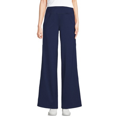 Lands' End Women's Active Hi Impact High Rise Wide Leg Pants