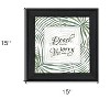 HomeRoots BEACH MORE WORRY LESS Black Framed Print Wall Art - 3 of 3