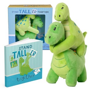 Tickle & Main 3 Pcs New Big Brother Gift for Boys, Includes Big Brother/LittleBrother Dinosaur Stuffed Animals and Storybook - 1 of 4
