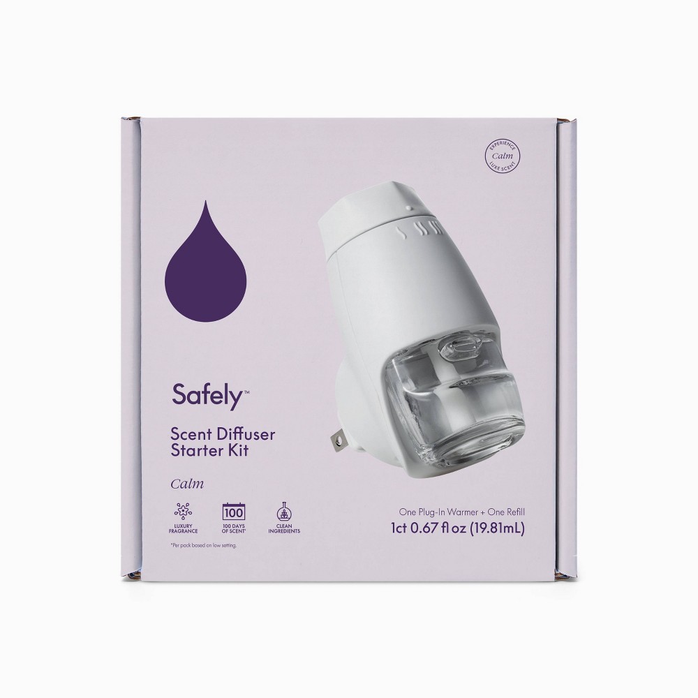 Photos - Figurine / Candlestick Safely Scent Plug-In Starter Kit - Calm - 0.67 fl oz