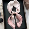 Anna-Kaci Silky Square Scarf with Floral and Rope Print for Neck Hair or Bag Styling - 4 of 4