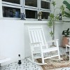 Patio Rocking Chair Sets,3-Piece Rocking Chair Set With Wood-Texture,2 Rocking Chairs And 1 Side Table,All Weather Rocking Chair Set-Cuddlewood - 2 of 4