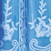 Collections Etc Elegant V-Neck Embroidered Dress with Sheer Short Sleeves - 4 of 4