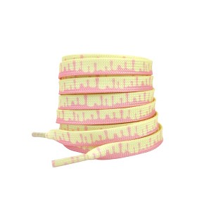 INSPIRE CHIC Gradient Color Melted Patterned Shoe Laces for Sneakers 1 Pair - 1 of 3