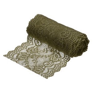 Unique Bargain Decorative Vintage Crochet Hollow Lace Ribbon for Gift Wrapping - 1 of 4