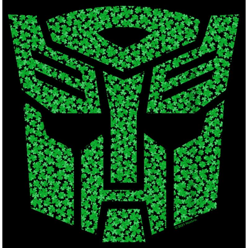 Boy's Transformers St. Patrick's Day Cloverfield Autobot Logo T-Shirt, 2 of 6