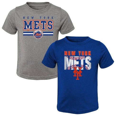 MLB New York Mets Women's Short Sleeve Team Color Graphic