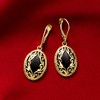 Ross-Simons Black Onyx Drop Earrings in 14kt Yellow Gold - 4 of 4