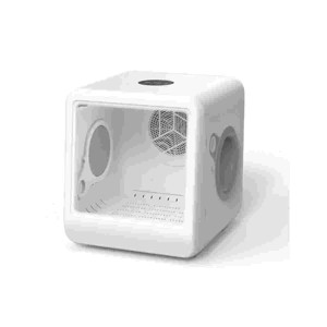 Automatic Pet Dryer Box for Cats And Dogs,White 3 Speed Hair Drying With Adjustable Temperature (32-40°C) And Timer (5-120 Min)–LAOTIES - 1 of 4