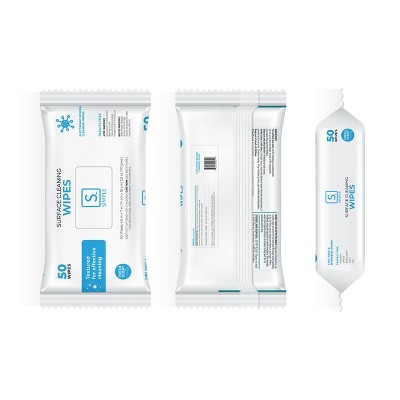 Simple Device 50ct Sanitizing Wipes (Resealable Pouch)