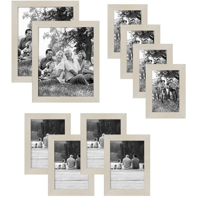 Americanflat Picture Frame Set of 7 Pieces with shatter-resistant glass - Available in a variety of sizes and styles