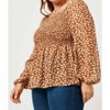 Women's Square Neck Peplum Top - Plus - Hayden LA - 3 of 4