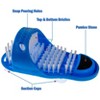 5 Star Super Deals 2 Shower Foot Scrubber Cleaner Sandal - Non Slip Suction Cup - Bath Shoe Shower Massager Scrubs & Brushes with Pumice Stone - 2 of 4