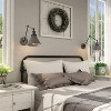 LNC Aurora 7.4-in W 1-Lights Matte Black and Brushed Gray Swing Arm Modern/Contemporary  Wall Lights,2 Pack - 4 of 4