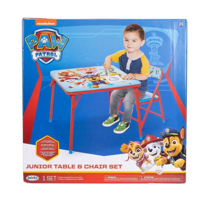 PAW Patrol Table and Chair Furniture Set for Kids for Activity  Drawing and Eating, 3 of 14