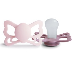 FRIGG Butterfly Anatomical Silicone Pacifier 2-Pack (6-18 Months) - 1 of 4