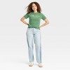 Women's Fifth Avenue Manhattan Short Sleeve Graphic T-Shirt - Green - 3 of 3