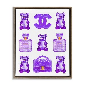 Stupell Industries Purple Glam Gummy Candy, 25" x 31" - 1 of 4