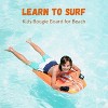 2 Inflatable Kids Boogie Boards for Beach & Pool - Learn to Swim Kickboard, Surfboard with Handles, Body Surf Float by 4E's Novelty - 3 of 4