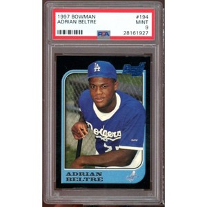 Adrian Beltre Rookie Card 1997 Bowman #194 PSA 9 - 1 of 2