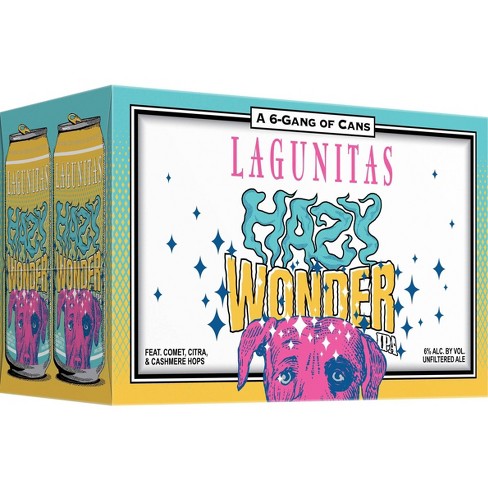 Lagunitas Hazy Wonder Ipa Beer - 6pk/12 Fl Oz Cans : Target