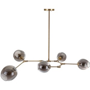 Corbett 5 Light 53.5" Pendant - PND4018 - Greige - Safavieh - 1 of 4