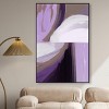 Art Remedy Fashion Fest Amethyst and Earth Combo Retro Abstract Wall Art Framed - 2 of 4