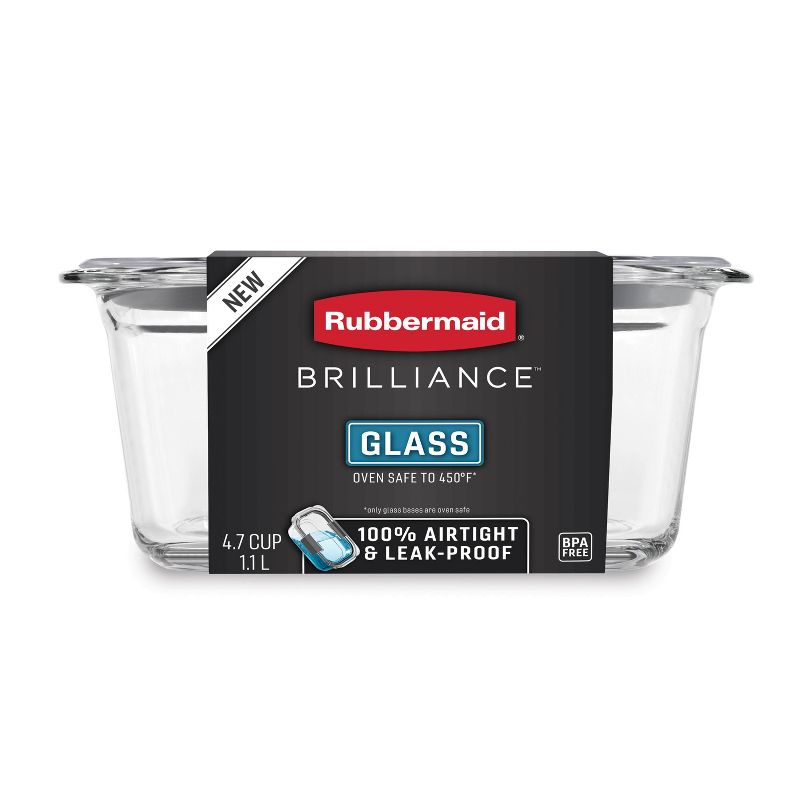 Rubbermaid OS 4.7 Cup/1.1 Liter Brilliance Glass, 4 of 12