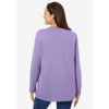 Woman Within Plus Size Perfect Long-Sleeve Crewneck Tee - 3 of 4