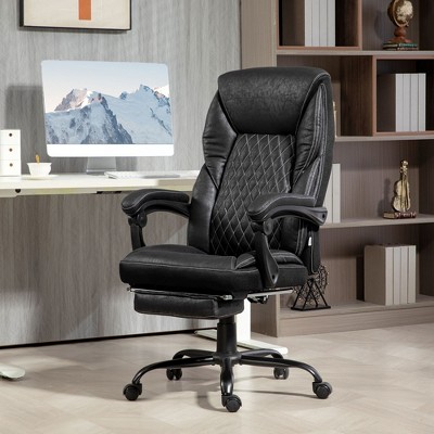 NicBex Adjustable Office Chair Modern Rotatable Ergonomic Executive Office Chair with Retractable Footrest and High Back for Office, Study