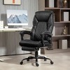 Sapphtopaz Executive Office Chair with Footrest Adjustable Tilt Reclining Chair with High Back & Padded Armrest Computer Chair for Home Office - 3 of 4