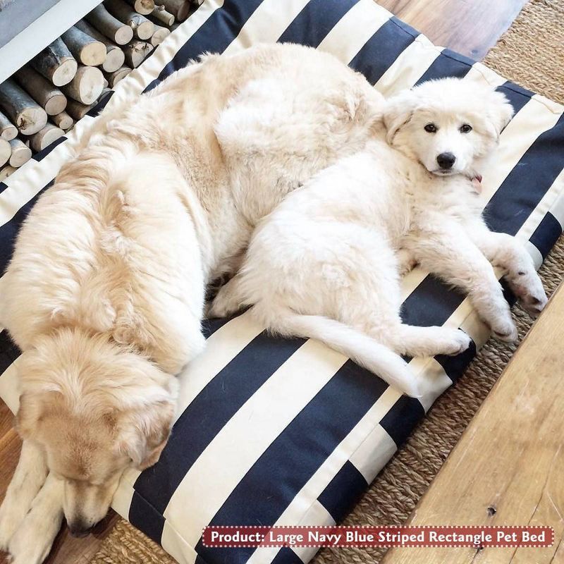 Majestic Pet Vertical Stripe Rectangle Dog Bed, 5 of 6
