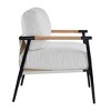 NicBex Polyester Fabric Accent Chair,Upholstered Living Room Chairs with Mid-Height Backrest,Modern Armchair,Accent Chairs for Living Room - 4 of 4