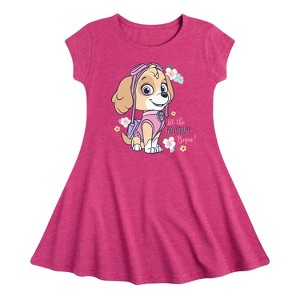 Girls' - Paw Patrol - Adventure Begin Fit & Flair Cap Sleeve Dress - 1 of 3