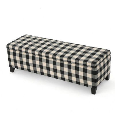 NicBex Modern 51.25" Storage Bench Accent Stools with Wood Frame for Bedroom and Entryway