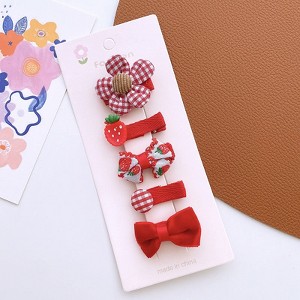 MyKids-USA Versatile Hair Accessory For Babies: Beautiful Colorful Small Butterfly Bow Hair Clip Sets - 1 of 1