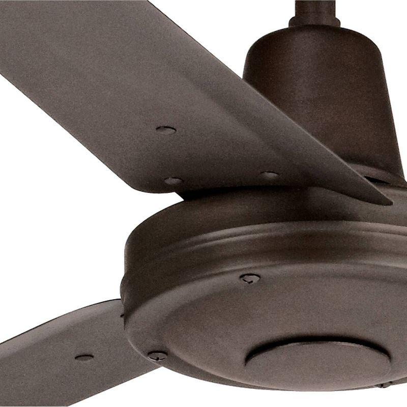 60" Casa Vieja Turbina DC Modern Industrial Indoor Outdoor Ceiling Fan with Remote Control Oil Rubbed Bronze Damp Rated for Patio Exterior House Porch, 4 of 11