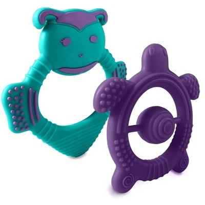 bee - purple & turquoise