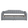 ModernLuxe Twin XL Size Extendable Daybed, Twin XL to King Storage Bed Frame with Two Drawers and LED Light - 4 of 4