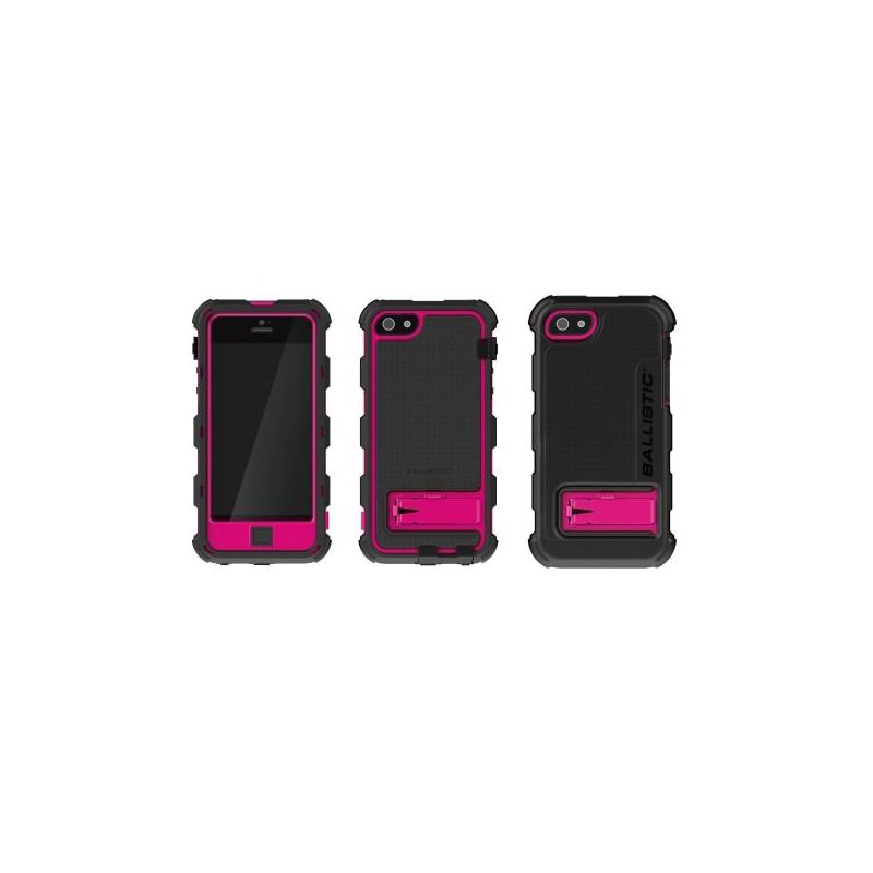Ballistic Hard Core Case for Apple iPhone 5/5S (Pink/Black), 1 of 2
