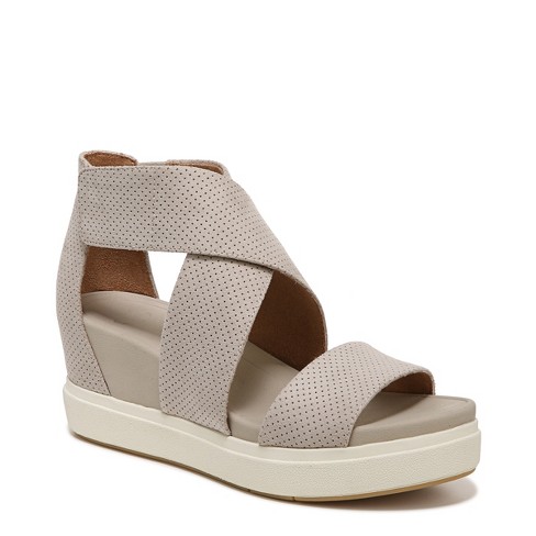 Dr. Scholl s Womens Sheena Strappy Sandal Oyster Beige 9.5 M Target