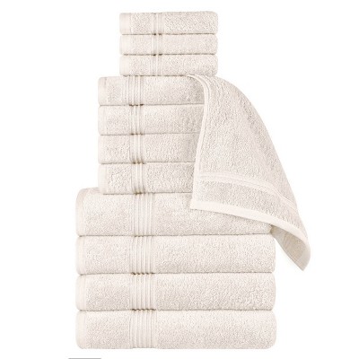 Egyptian Cotton Absorbent Luxury Heavyweight Towel Set by Blue Nile Mills