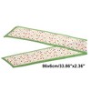 Unique Bargains Women's Flower Scarf Headband Green Red 1 Pc - 4 of 4