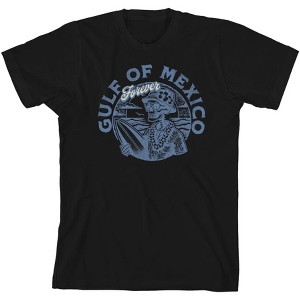 Gulf of Mexico Forever Vintage Skeleton Youth Crew Neck Short Sleeve Tee - 1 of 2