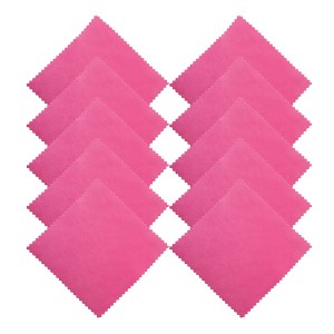 Unique Bargains Reusable Glasses Cleaning Cloth 3.94"x3.94" 10 Pcs - 1 of 4