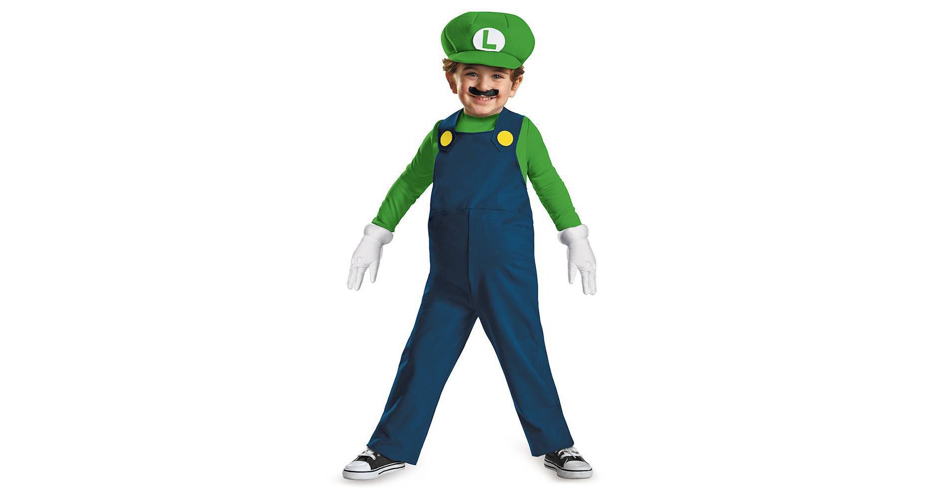 Nintendo Super Mario Bros. Luigi Toddler Costume Jumpsuit