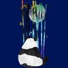 Junior's Design By Humans Panda, Bamboo & the Moon By ikaruz T-Shirt - 2 of 3