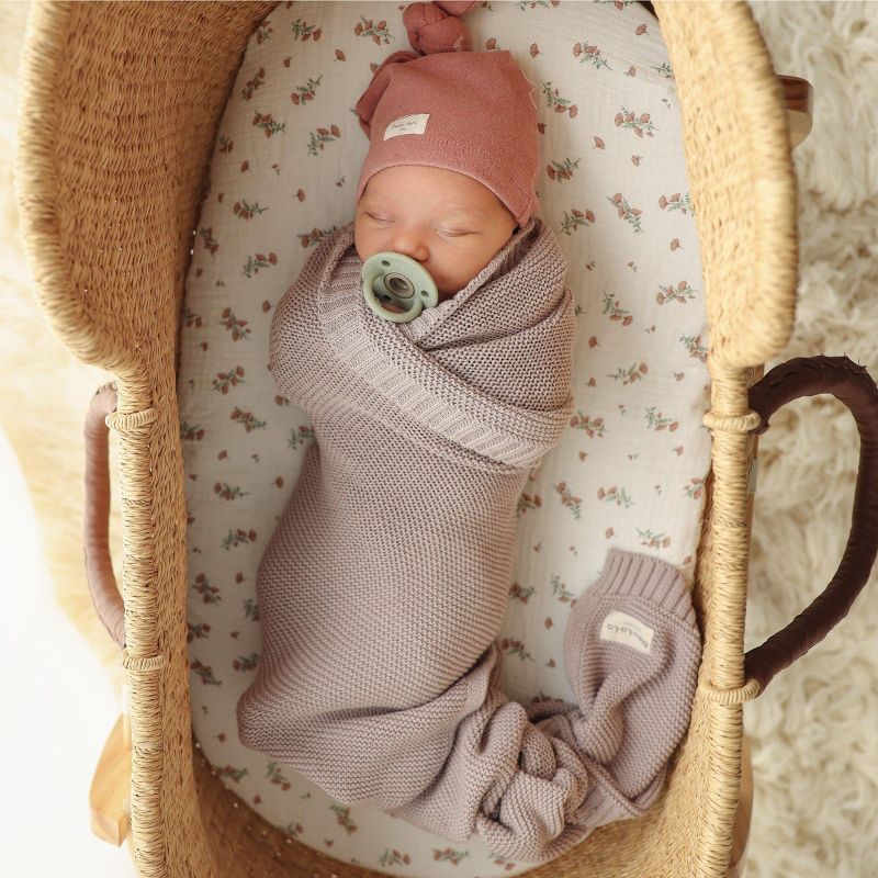 100% Luxury Organic Cotton Baby Swaddle Blanket for Newborn and Infant Boys and Girls, 2 of 9